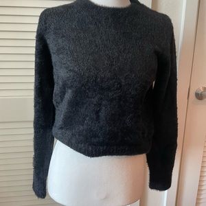 Old Navy Eyelash Party Black Jack Sweater